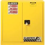 Sure-Grip® EX Safety Cabinets w/ Manual Doors, 45 gal, 65"H x 43"W x 18"D, Yellow – FM, NFPA, OSHA